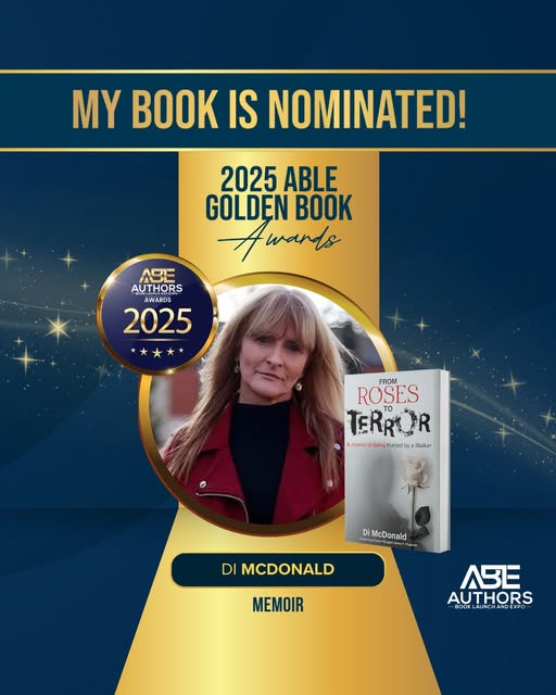 Promotional image of Di McDonald's book nomination