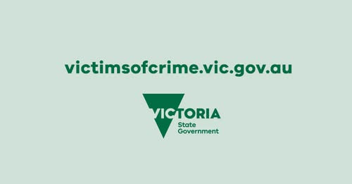 Image of the Victims of Crime website in Victoria, Australia
